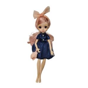 BTD Collectible Posable Doll Kids 10" Blue Accessories EUC Play Pretend Toys